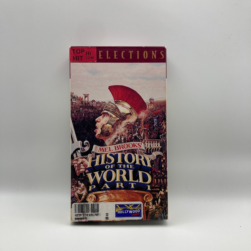VHS Tape 1981 Comedy Film History of the World, Part I directed by Mel Brooks